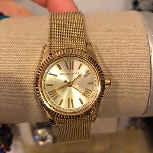 Gold Michael Kors watch